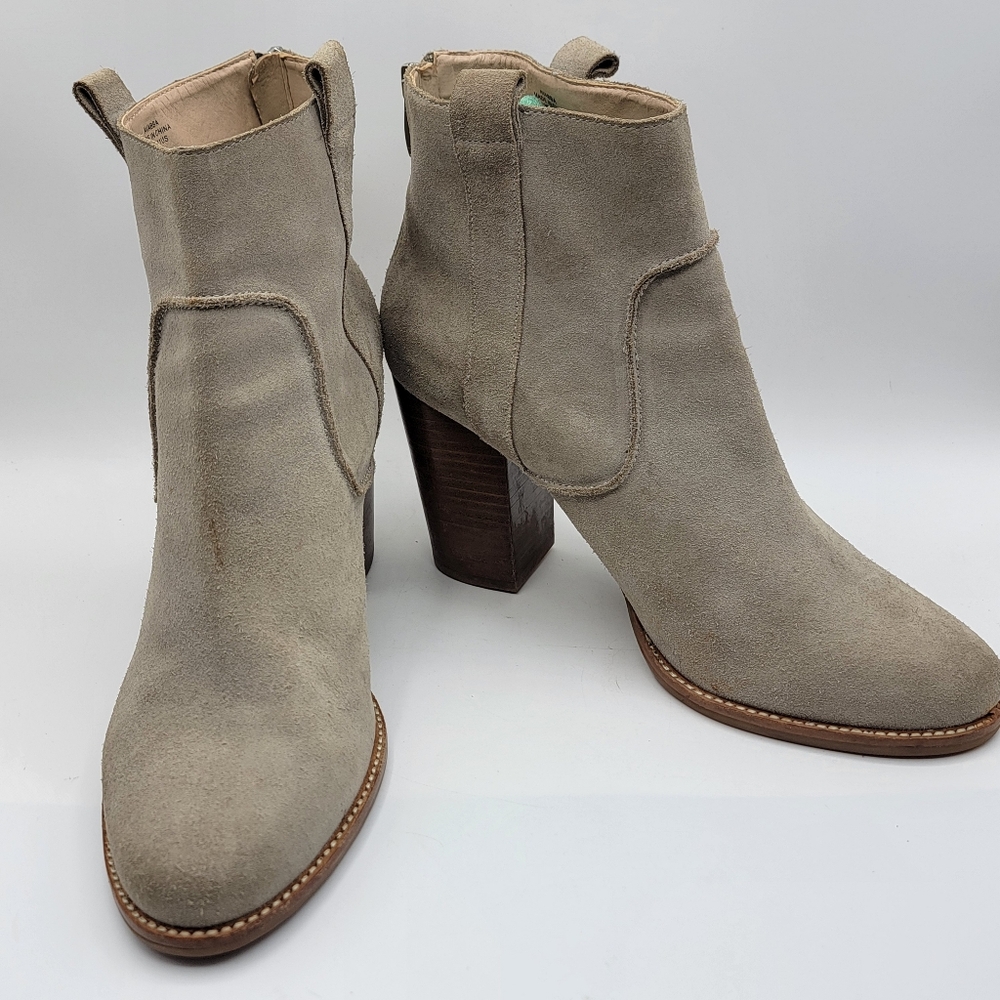 French Connection Women's Suede Ankle Boots‎ SIZE 11  #1681